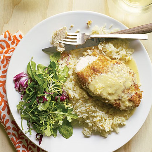 Macadamia Chicken with Orange-Ginger Sauce and Coconut Pilaf - 2016 Viognier
