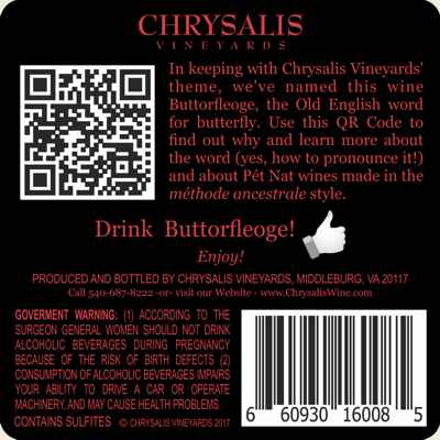 Buttorfleoge Back Label