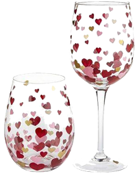 Painted Wineglass