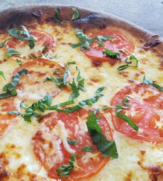 Fresh Tomato & Basil Pizza