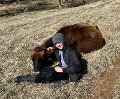 Jacob with his Cow