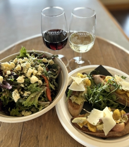 Spring Salad and Spring Bruschetta