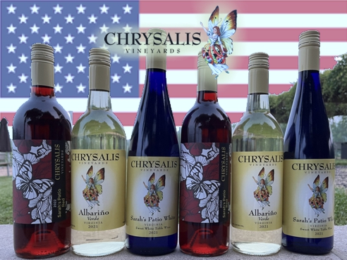 Red, White and Blue Wines