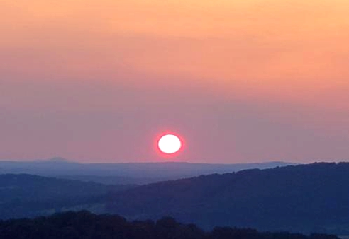 Sunrise at Hollin Vineyards