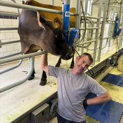 Steven at the Dairy