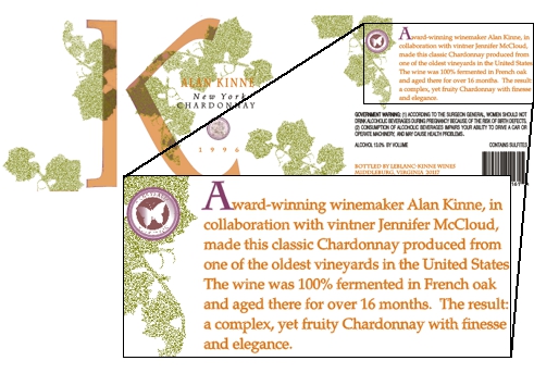 1996 Alan Kinne Chardonnay