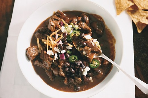 Beef Chili with Ancho, Mole, and Cumin - 2016 Papillon