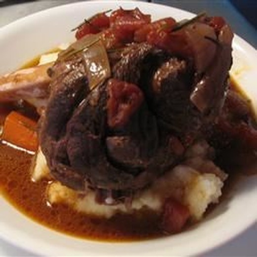 Rosemary Braised Lamb Shanks - 2015 Petit Verdot