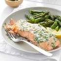 Creamy Herb Grilled Salmon - 2016 Viognier