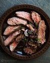 Grilled Flank Steak with Mushrooms - 2016 Norton Locksley Reserve