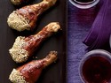 Chicken Drumsticks with Asian Barbecue Sauce - 2018 Sarah's Patio Red