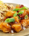 Orange Chicken with Fried Rice - 2016 Sarah's Patio White